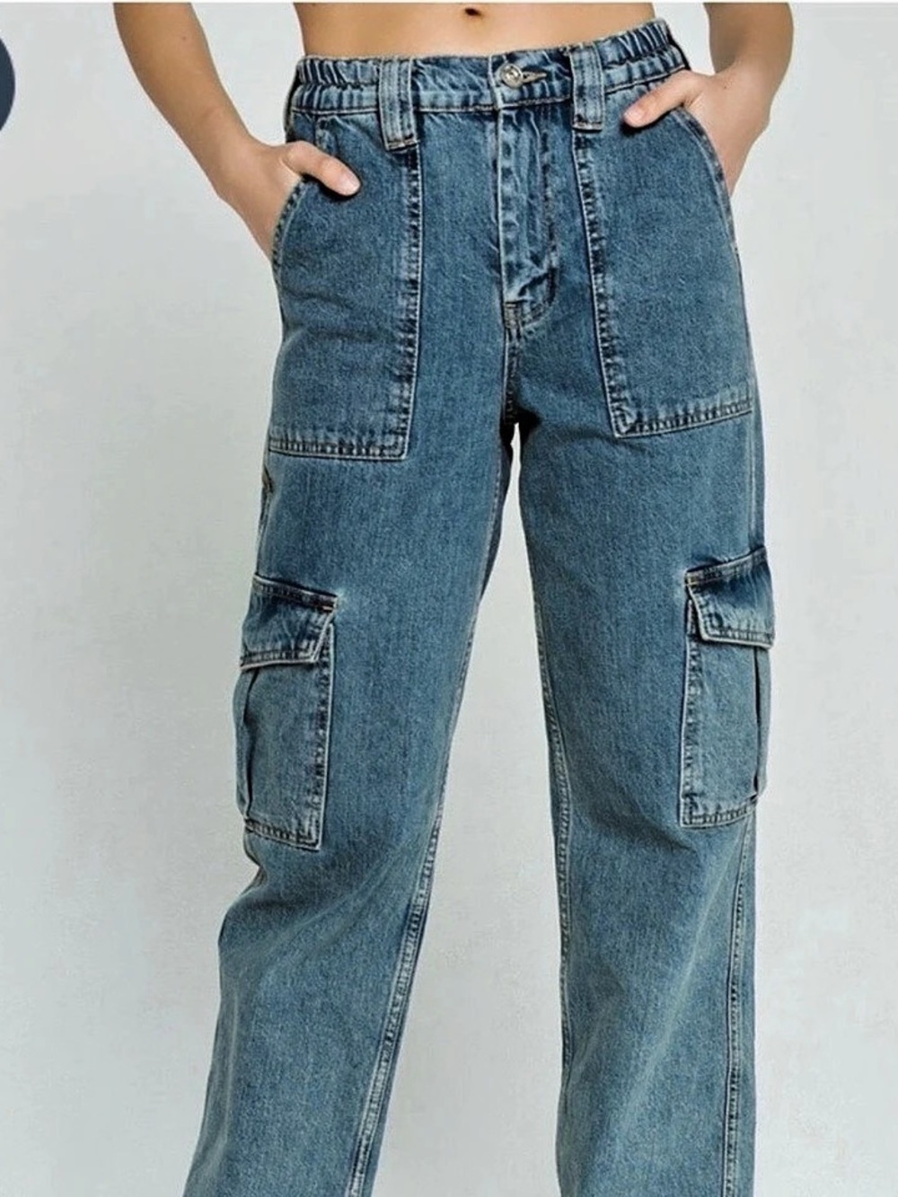 Urban Outfitters BDG Skate Jean Cargo Jeans in Blue